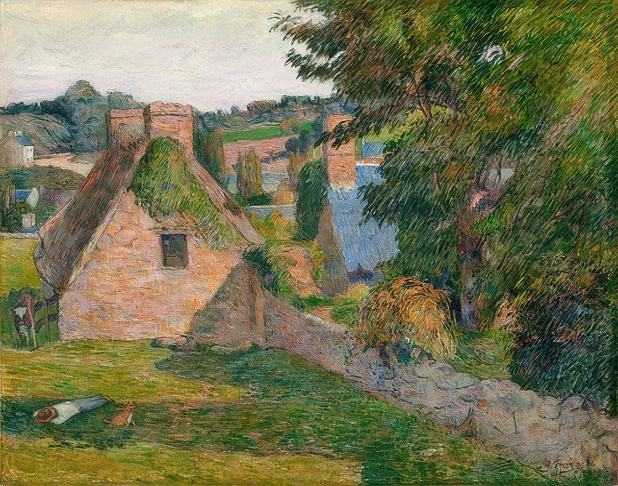Kenttä Derout-Lollichonissa. 1886 tekijältä Paul Gauguin