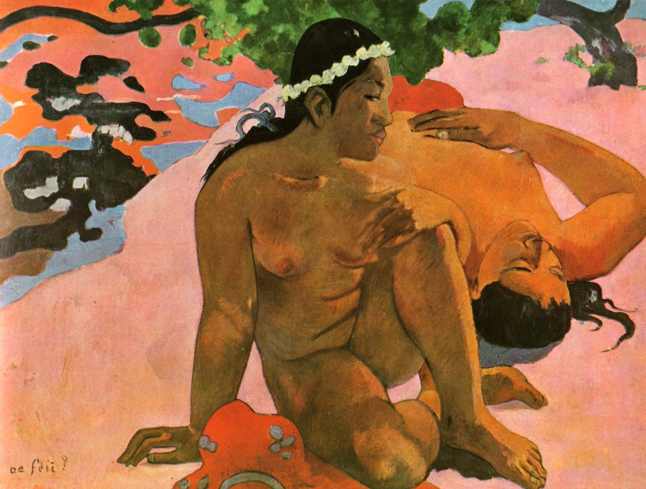 Ranskalainen:  Aha Oe Feii tekijältä Paul Gauguin
