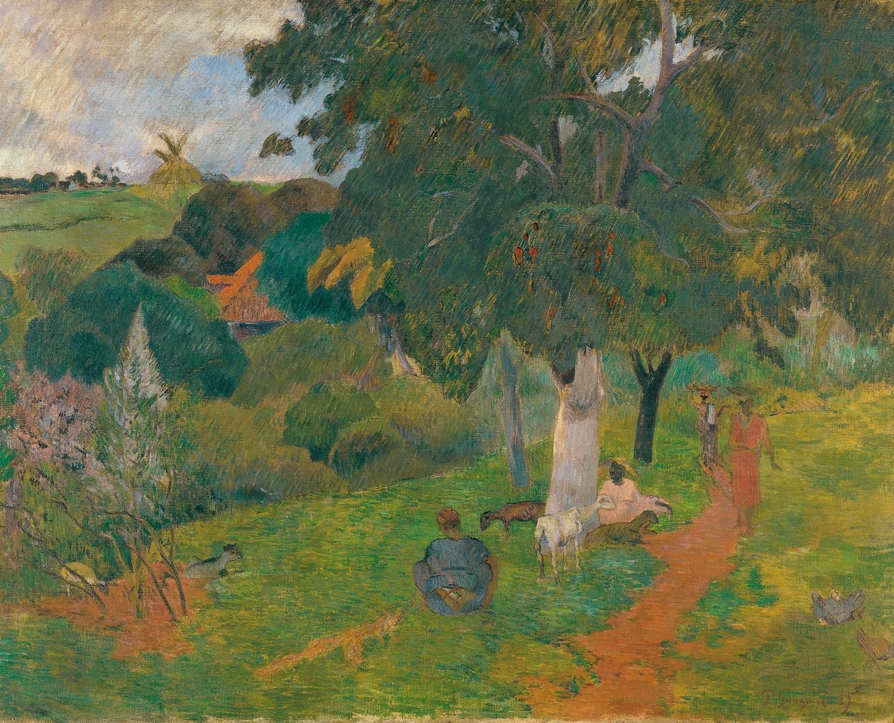 ranska: Allés et venues, Martinique Tulossa ja menossa, Martinique tekijältä Paul Gauguin
