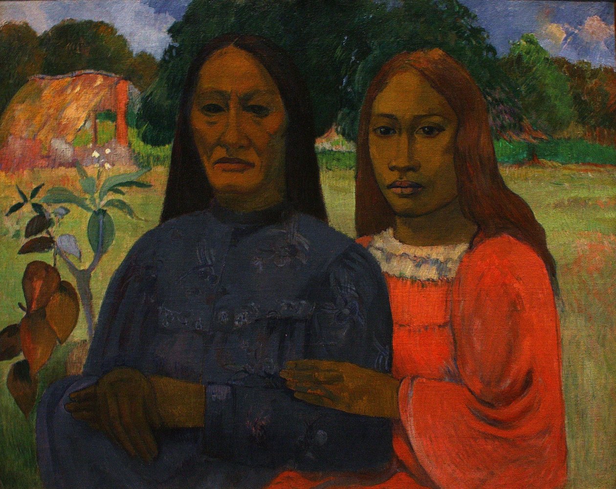 Ranskalainen:  Mère et fille Äiti ja tytär tekijältä Paul Gauguin