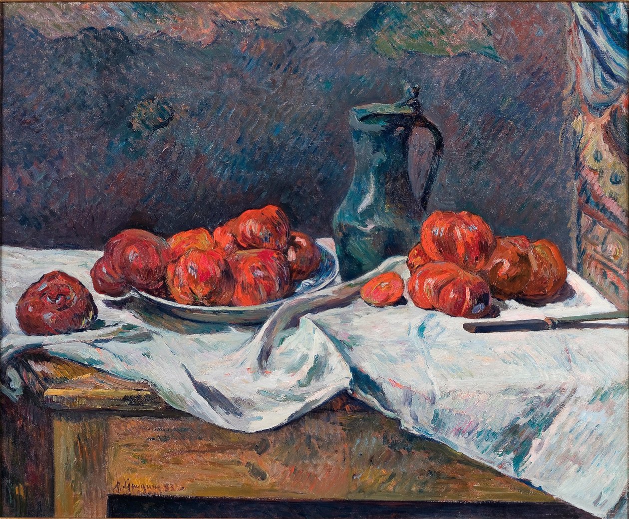French: Tomates et pot d