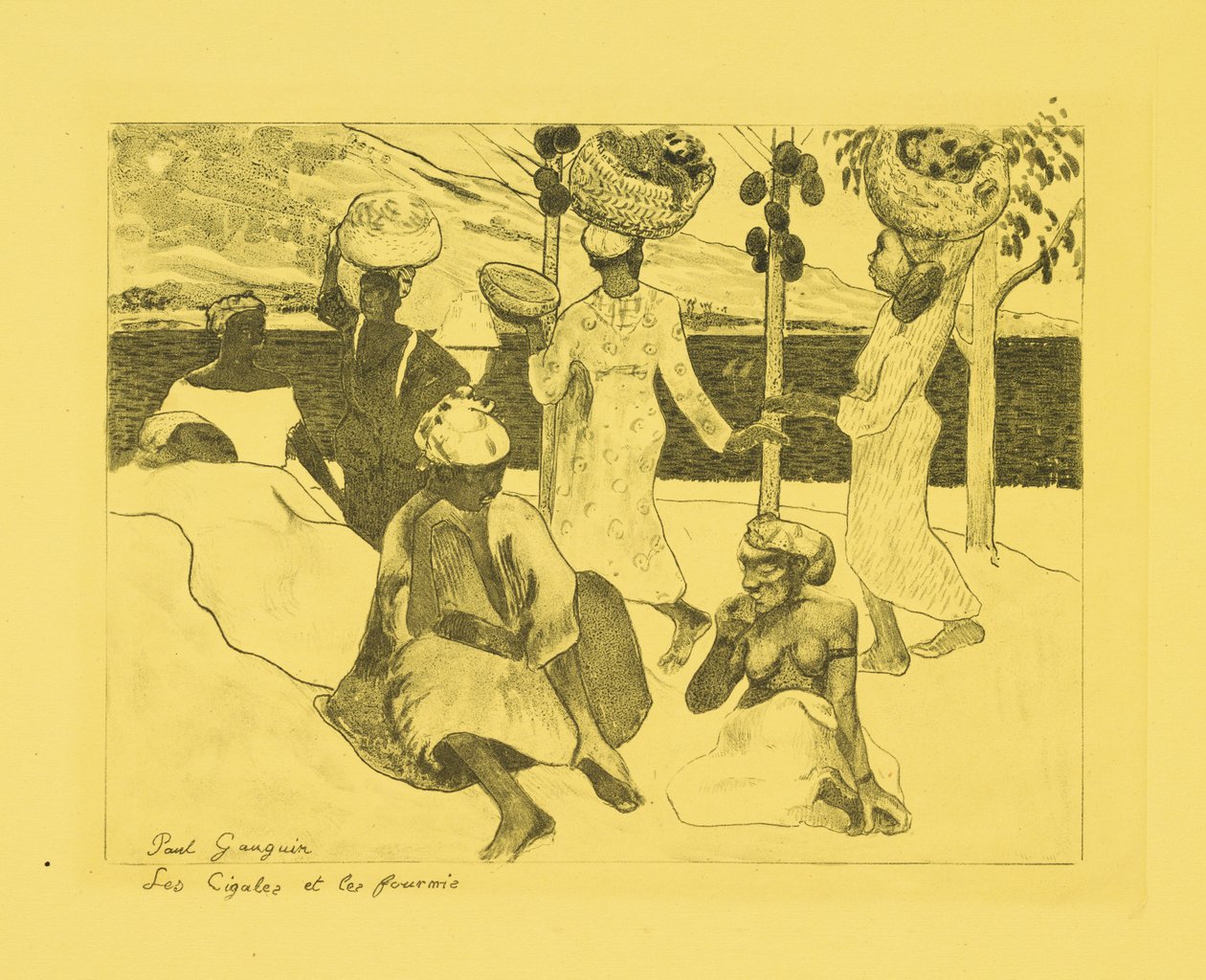 Heuschrecken und Ameisen: Ein Souvenir aus Martinique tekijältä Paul Gauguin