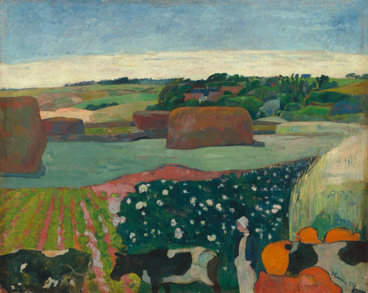 Heinäsuovat Bretagnen tekijältä Paul Gauguin