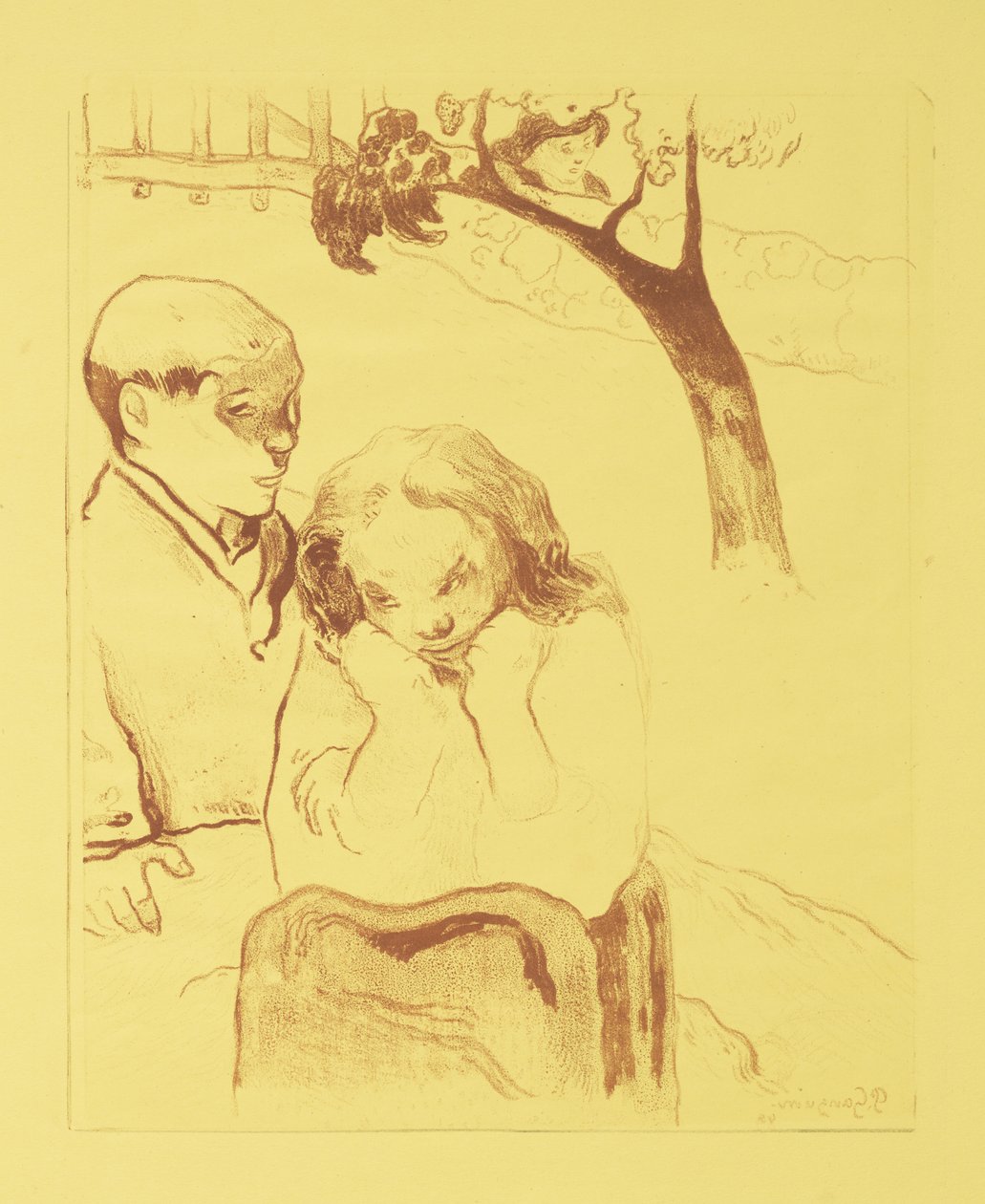 Ihmisen kurjuus, 1889 tekijältä Paul Gauguin