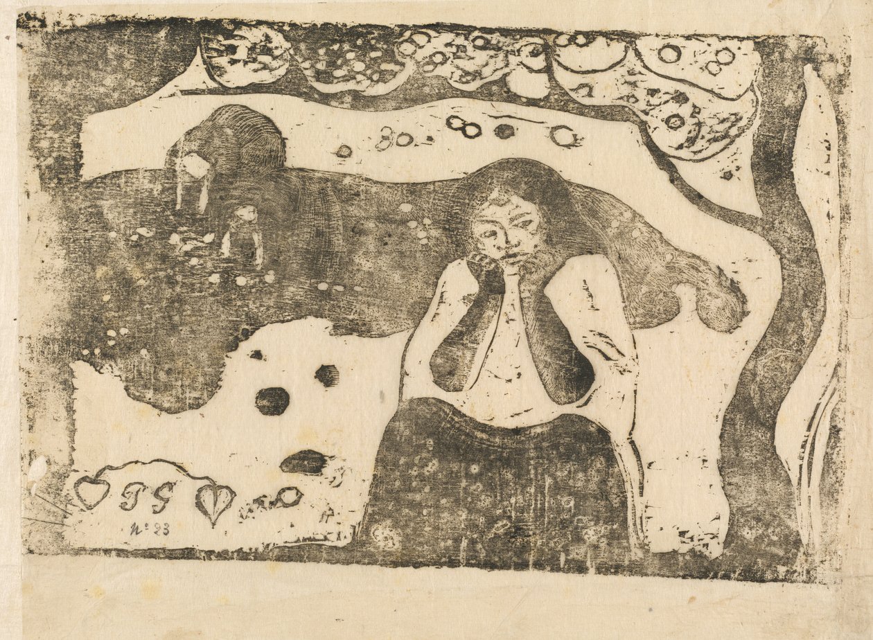 Ihmisen suru (Miseres humaines) tekijältä Paul Gauguin