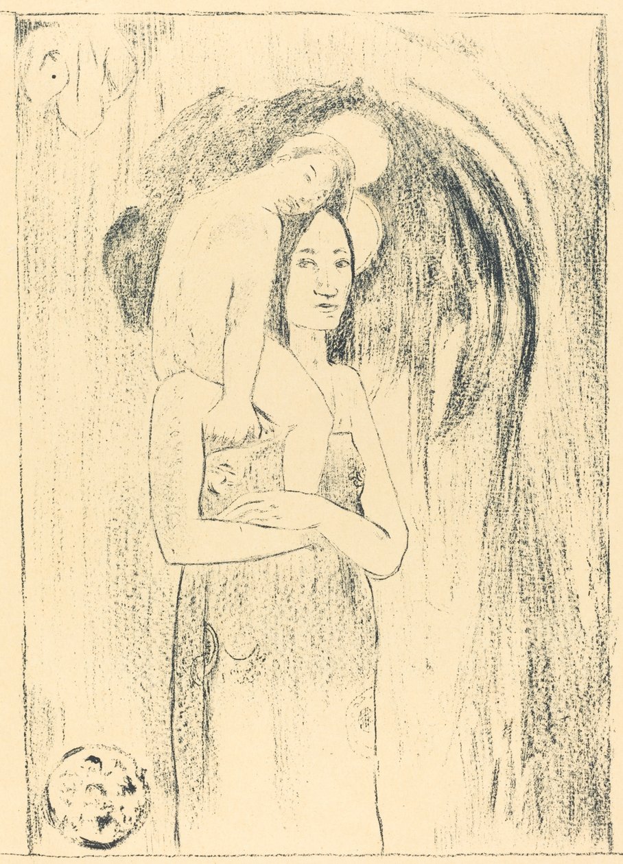 Ia Orana Maria Tervehdimme sinua, Mary, c. 1894. tekijältä Paul Gauguin