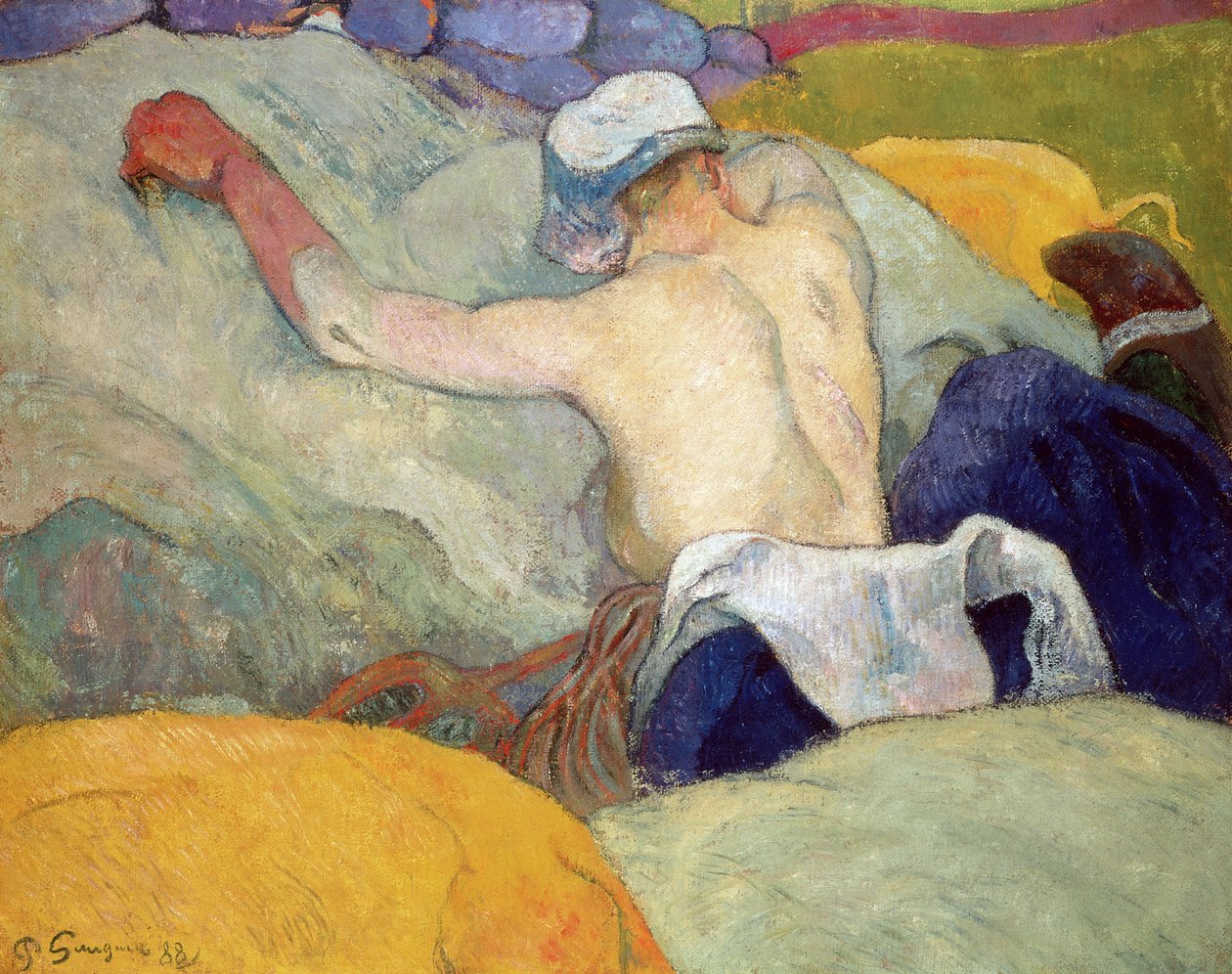 Kuumuudessa eli siat, 1888 tekijältä Paul Gauguin