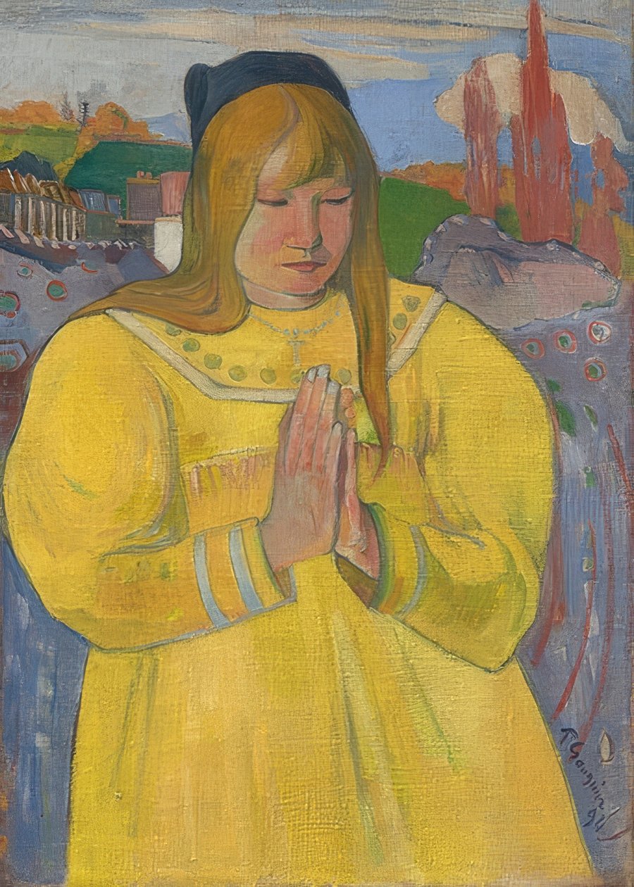 Nuori kristitty tyttö. 1984 tekijältä Paul Gauguin