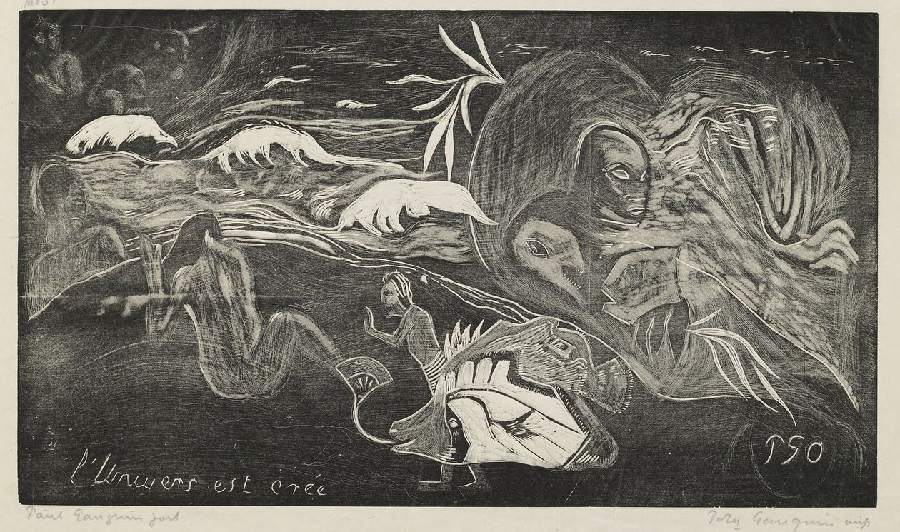 Maailmankaikkeus luodaan tekijältä Paul Gauguin