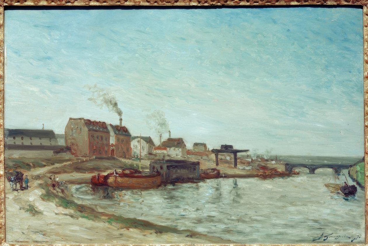Seine Pont de Grenellen kohdalla tekijältä Paul Gauguin