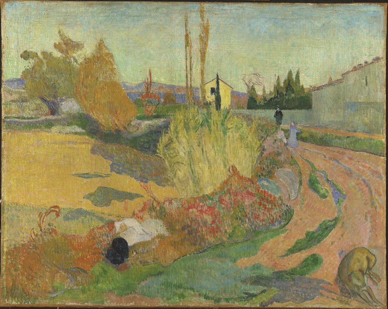 Maisema Arlesista tekijältä Paul Gauguin