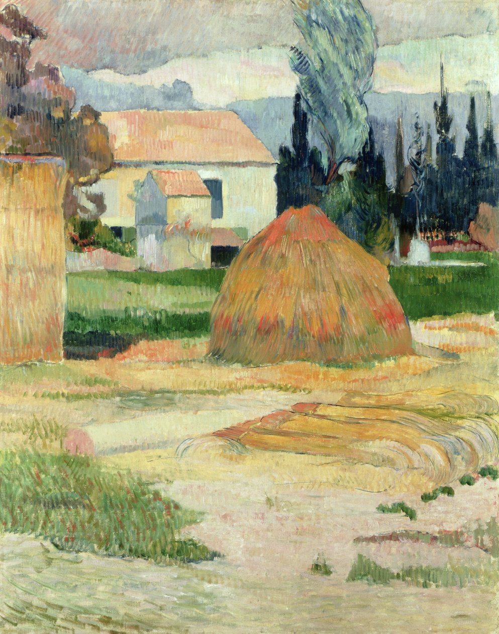 Maisema lähellä Arles tekijältä Paul Gauguin