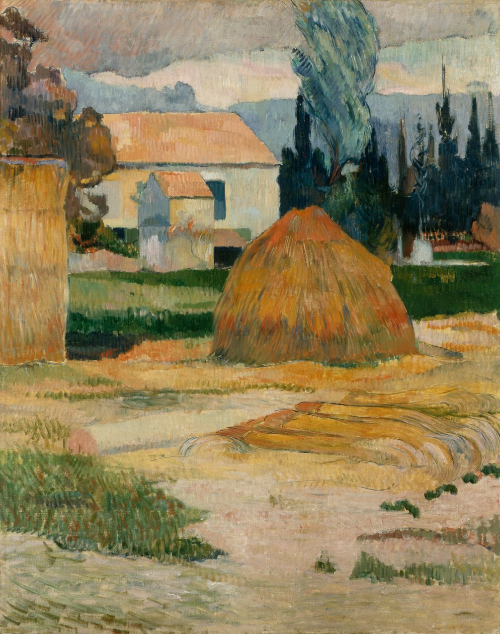 Maisema lähellä Arles tekijältä Paul Gauguin