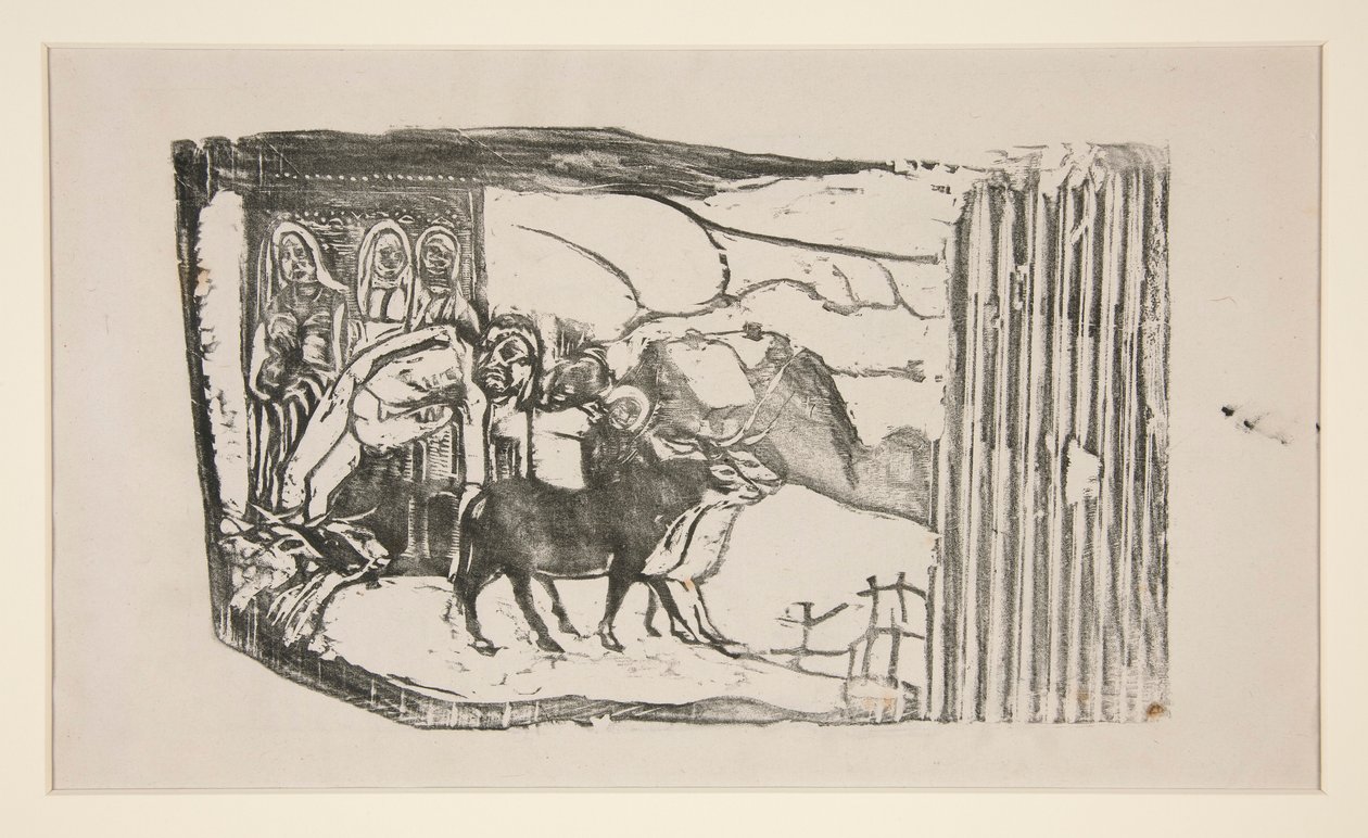 Le Calvaire Breton [Bretagnen tienvarsipyhäkkö] tekijältä Paul Gauguin