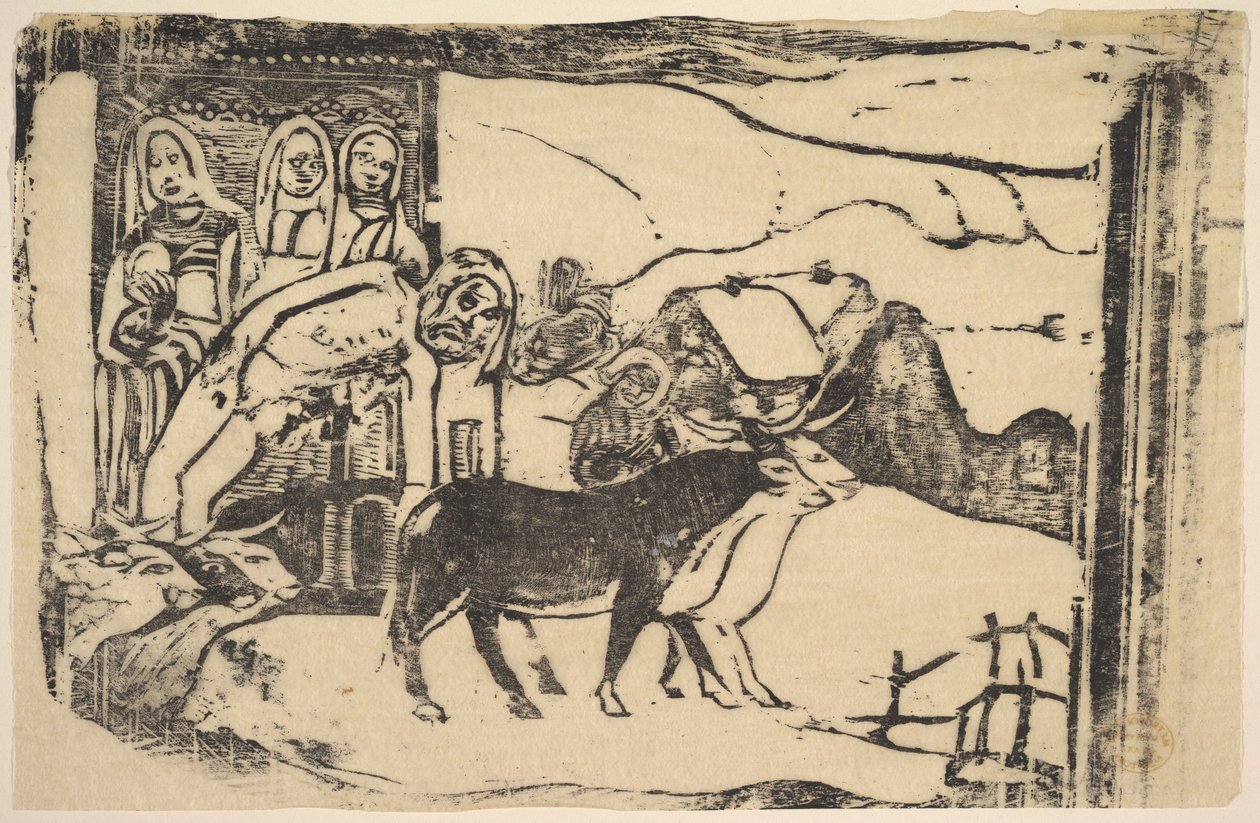 Breton Golgata, 1898-1899. tekijältä Paul Gauguin