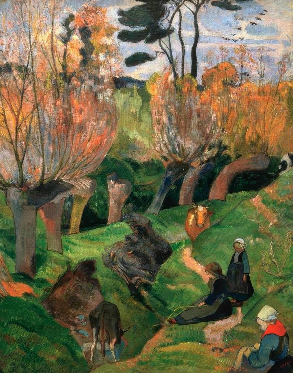 Les Saules tekijältä Paul Gauguin