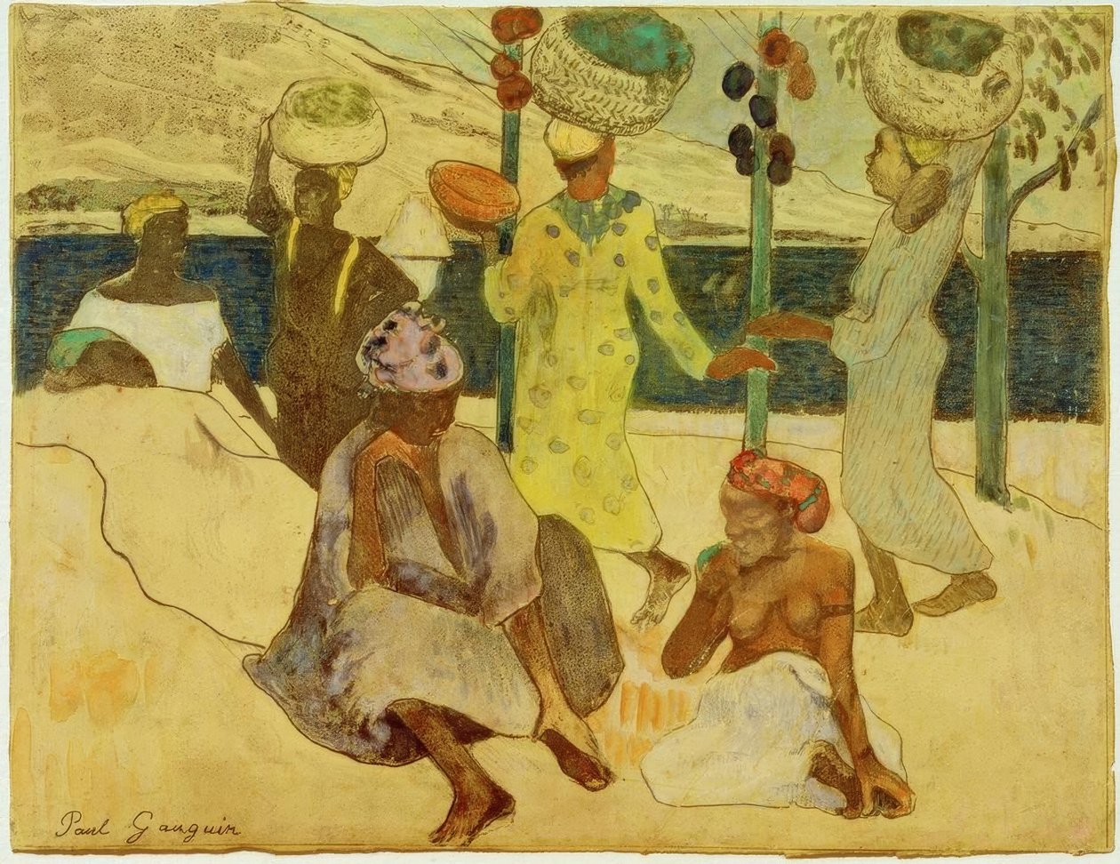 Les cigales et les fourmis tekijältä Paul Gauguin