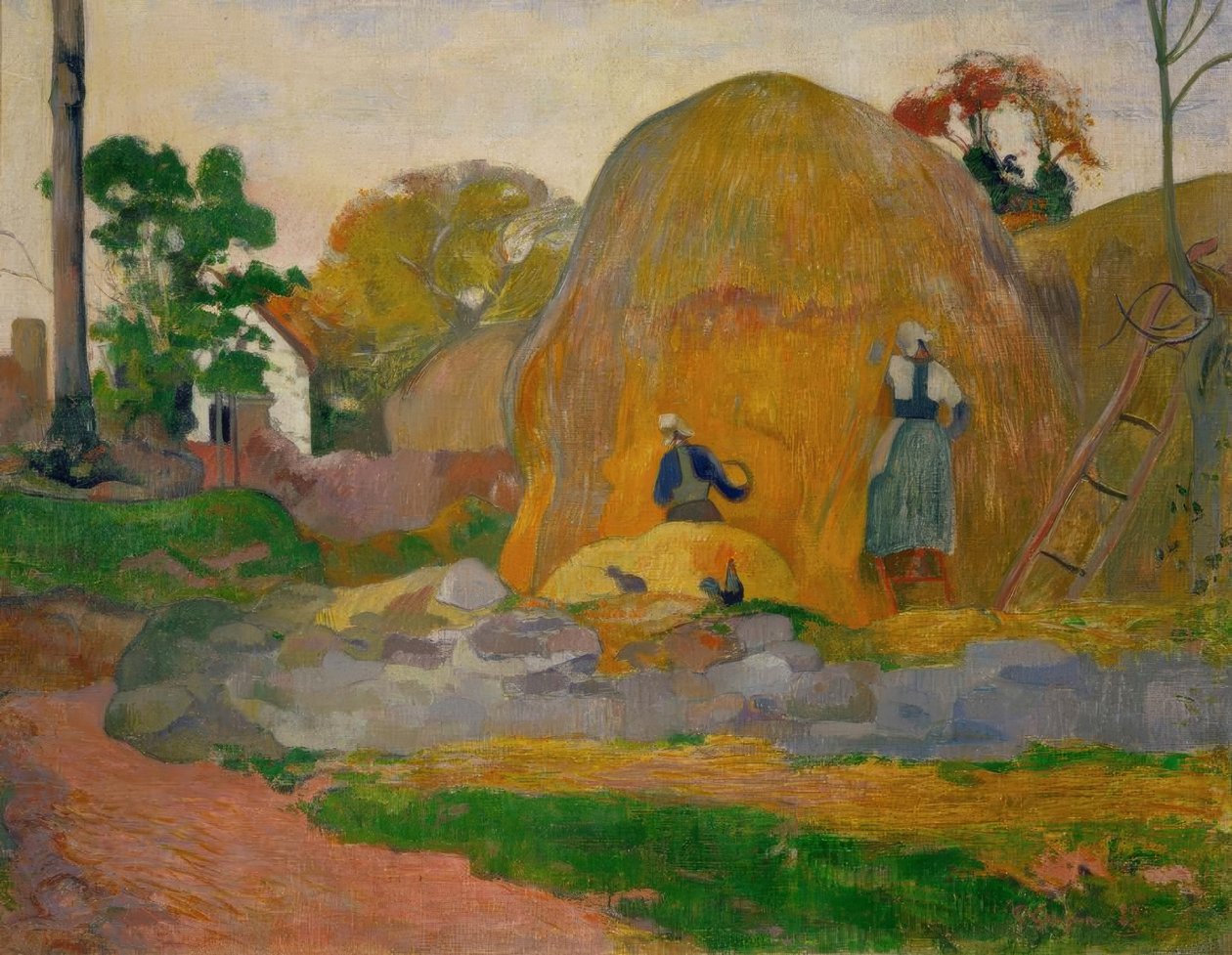 Les meules jaunes tai La moisson blonde tekijältä Paul Gauguin