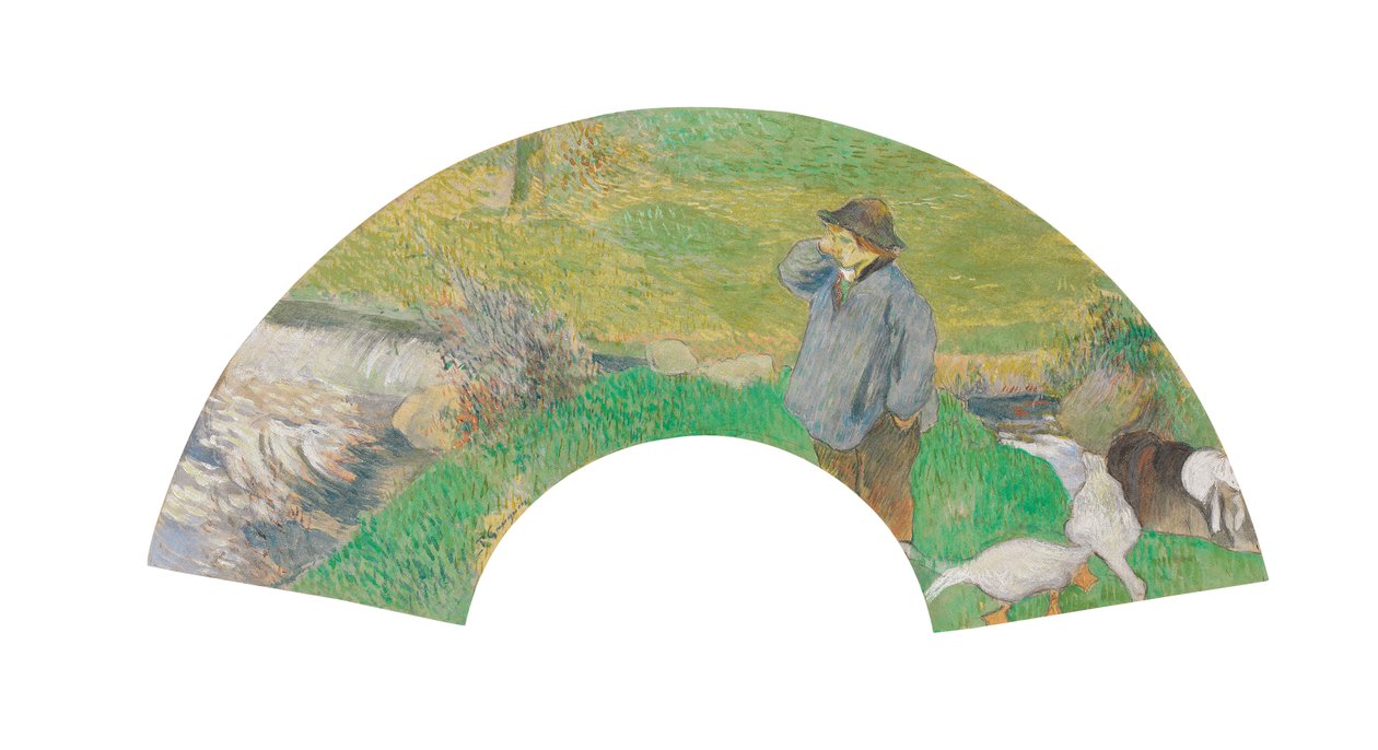 Pikku bretoni paimen, 1888 tekijältä Paul Gauguin