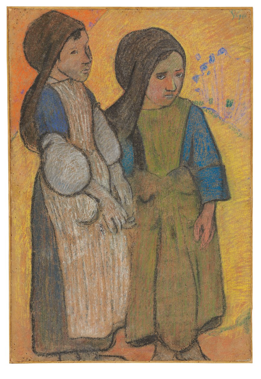 Pienet bretonit ennen merta II tekijältä Paul Gauguin