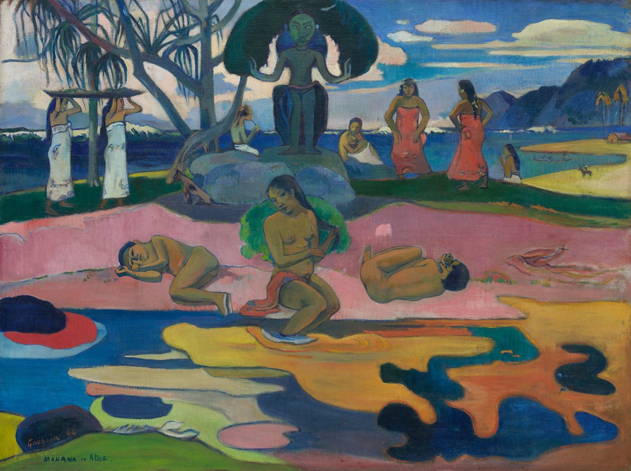 Mahana no atua (Jumalan päivä) tekijältä Paul Gauguin