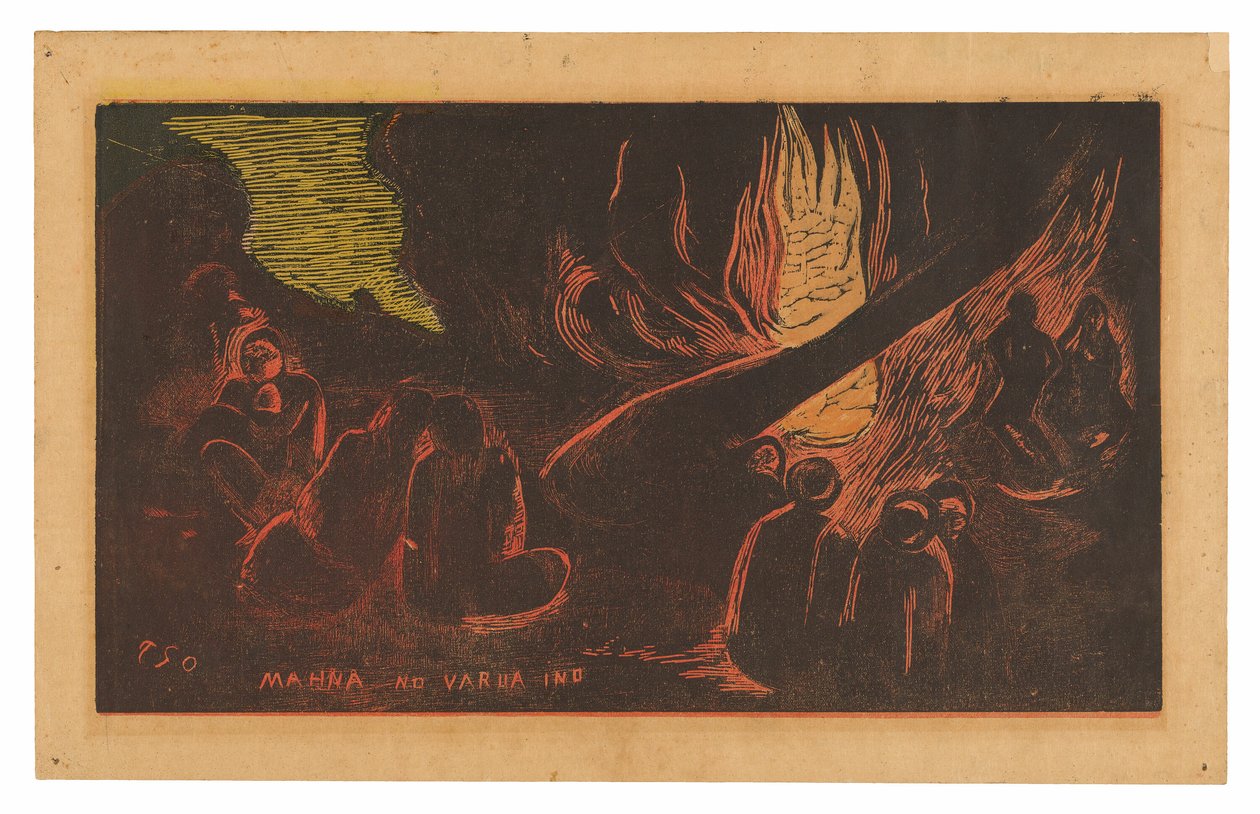 Mahna no varua ino (Paholainen puhuu), Noa Noa -sarjasta tekijältä Paul Gauguin