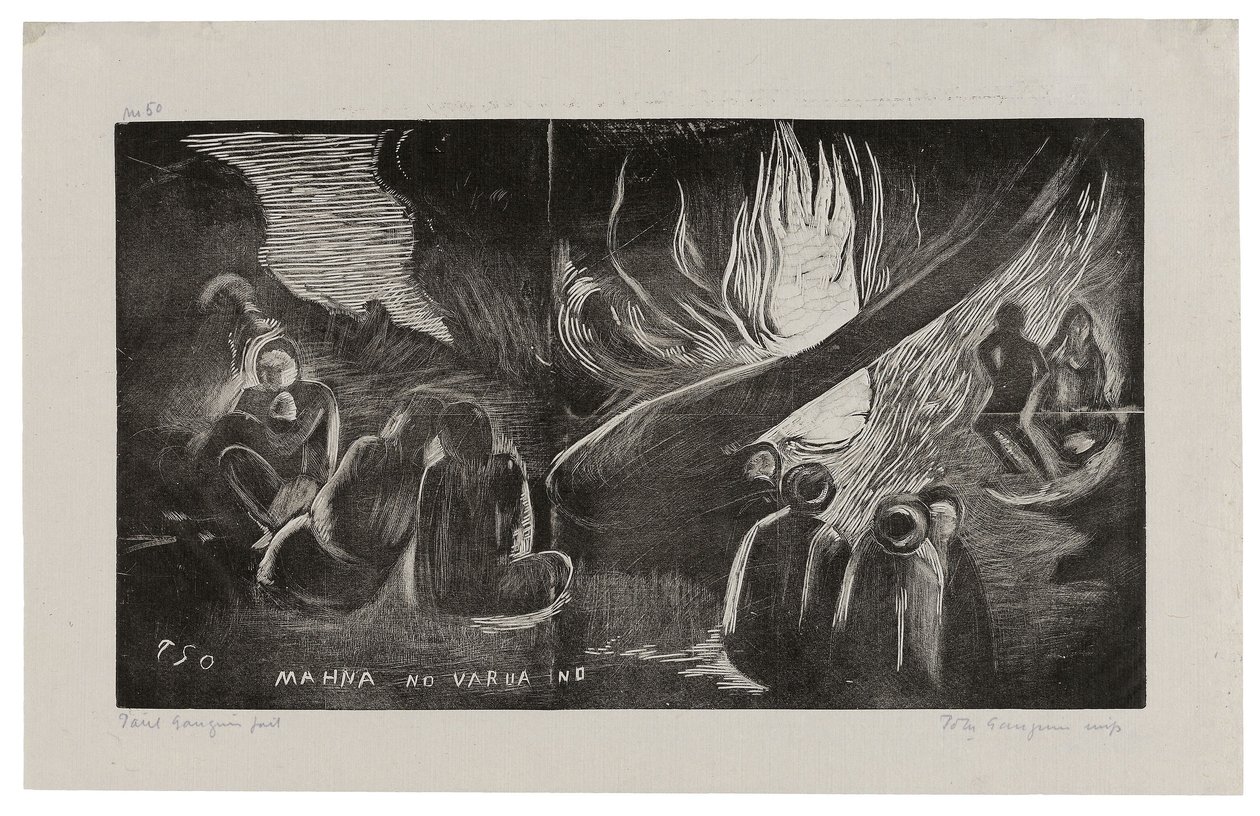 Mahna no varua ino (Paholainen puhuu), Noa Noa-sviitistä. tekijältä Paul Gauguin