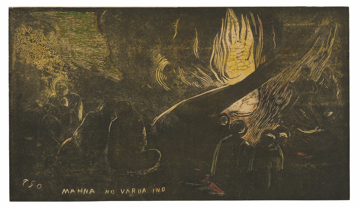 Mahna no varua ino (Paholainen puhuu), Noa Noa-sviitistä. tekijältä Paul Gauguin