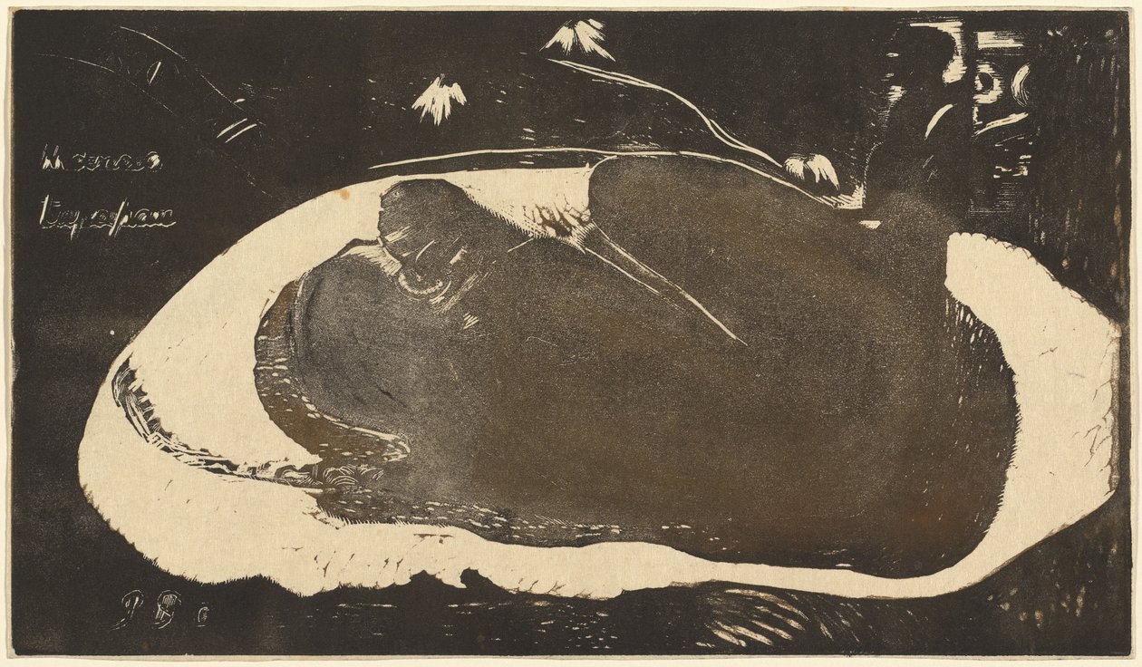 Häntä ahdistaa henki tekijältä Paul Gauguin