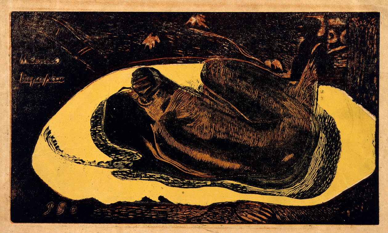 Manao Tupapau Spirit of the Dead katsomassa, 1893-1894. tekijältä Paul Gauguin