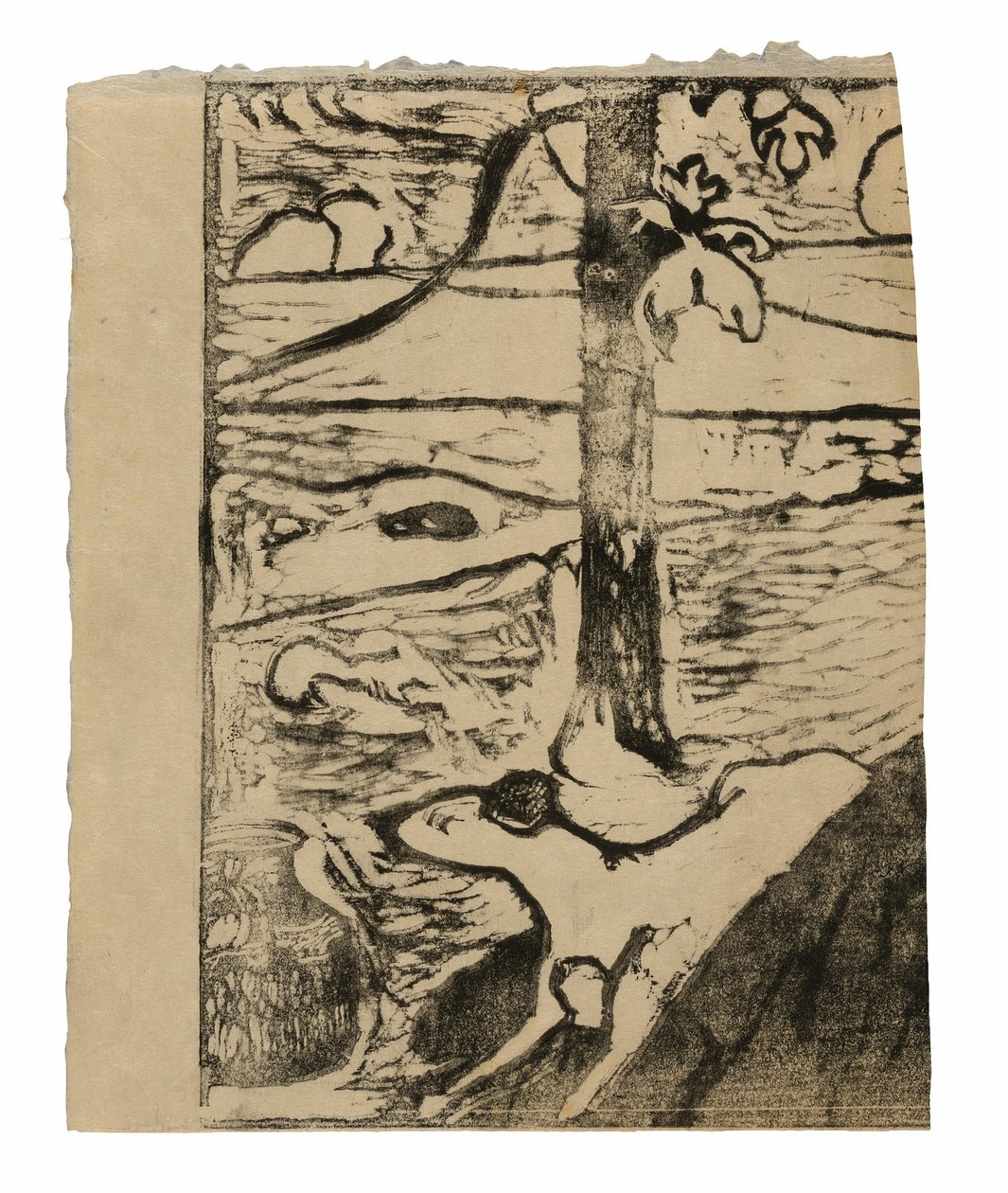 Manao tupapau (Hän ajattelee kummitusta tai Aave ajattelee häntä) tekijältä Paul Gauguin