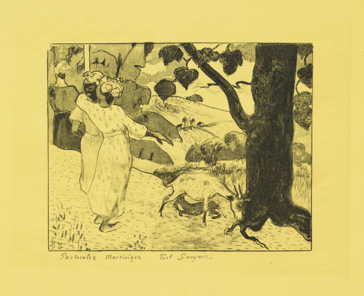 Martinique Pastorals, 1889 tekijältä Paul Gauguin