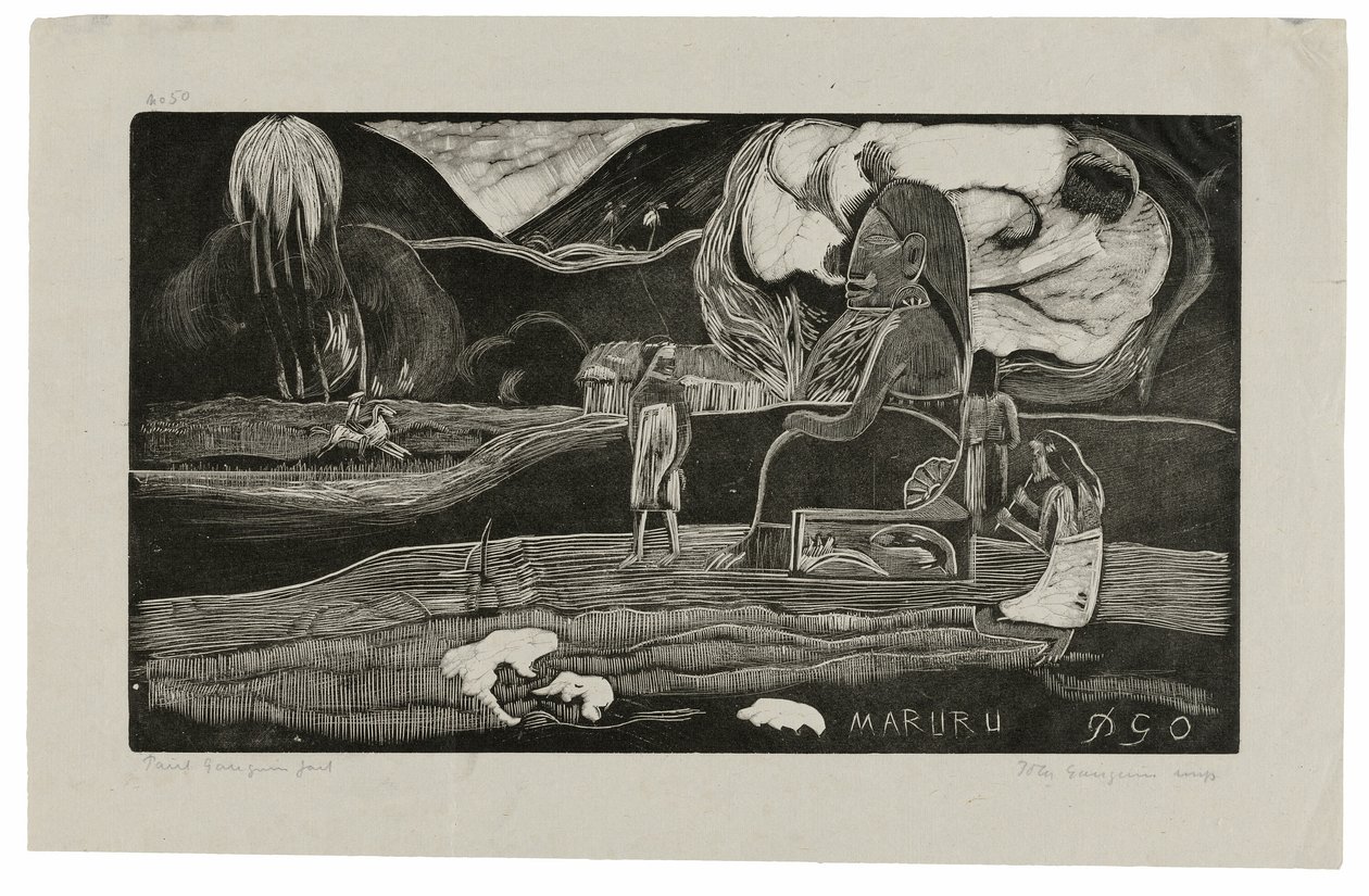 Maruru (Offerings of Gratitude), Noa Noa -sviitistä tekijältä Paul Gauguin