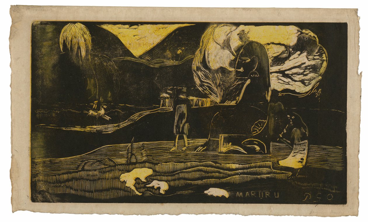 Maruru (Offerings of Gratitude), Noa Noa -sviitistä tekijältä Paul Gauguin