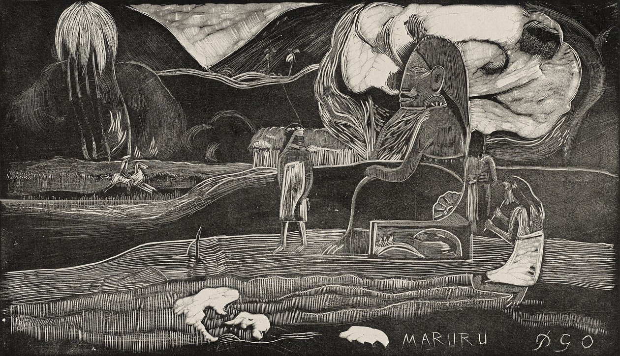 Maruru (kiitollisuusuhri) tekijältä Paul Gauguin