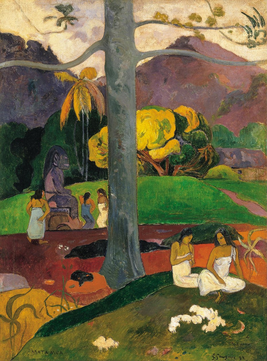 Mata Mua vanhoina aikoina, 1892 tekijältä Paul Gauguin