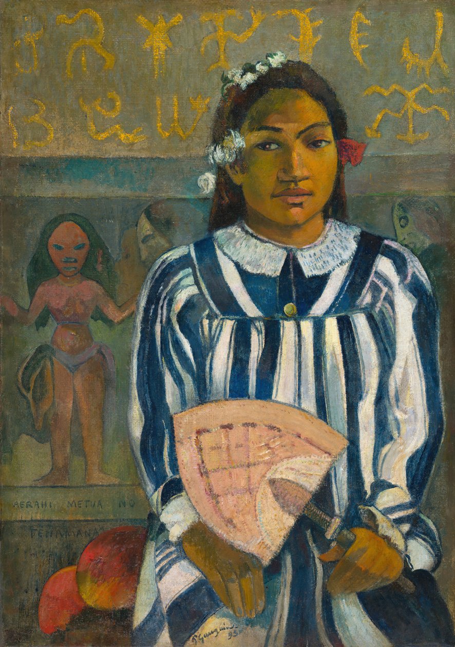 Tehamanalla on monia vanhempia tai Tehamanan esi-isiä, 1893. tekijältä Paul Gauguin