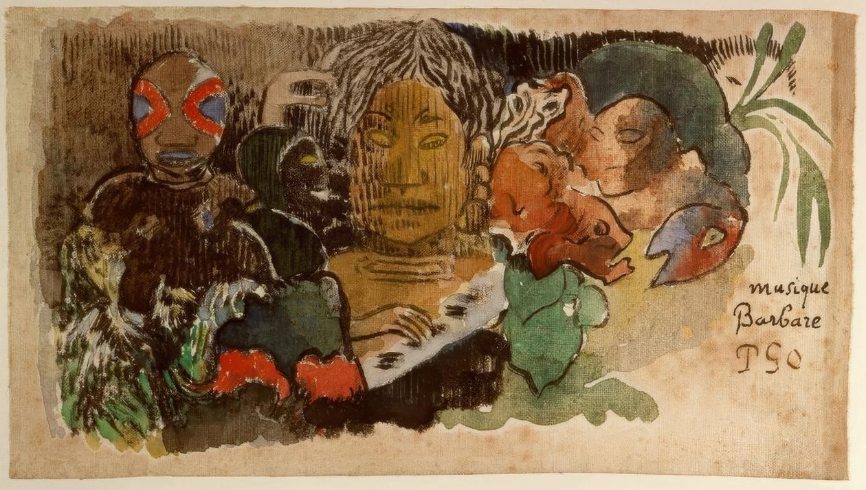 Musique barbare tekijältä Paul Gauguin