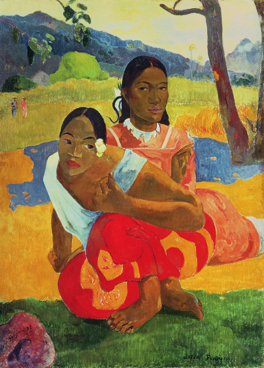 Nafea Faaipoipo (Milloin menet naimisiin), 1892 tekijältä Paul Gauguin