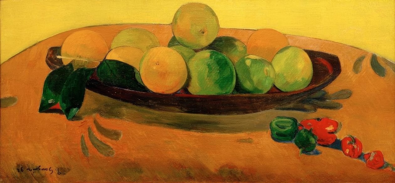 Nature morte aux fruits et piments tekijältä Paul Gauguin