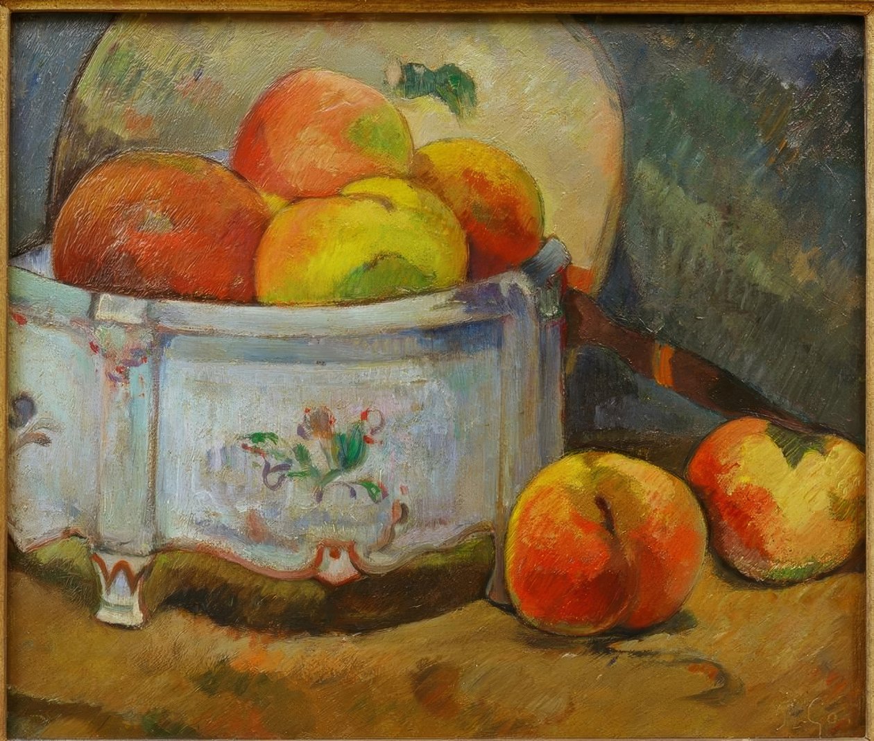 Nature morte aux pêches tekijältä Paul Gauguin