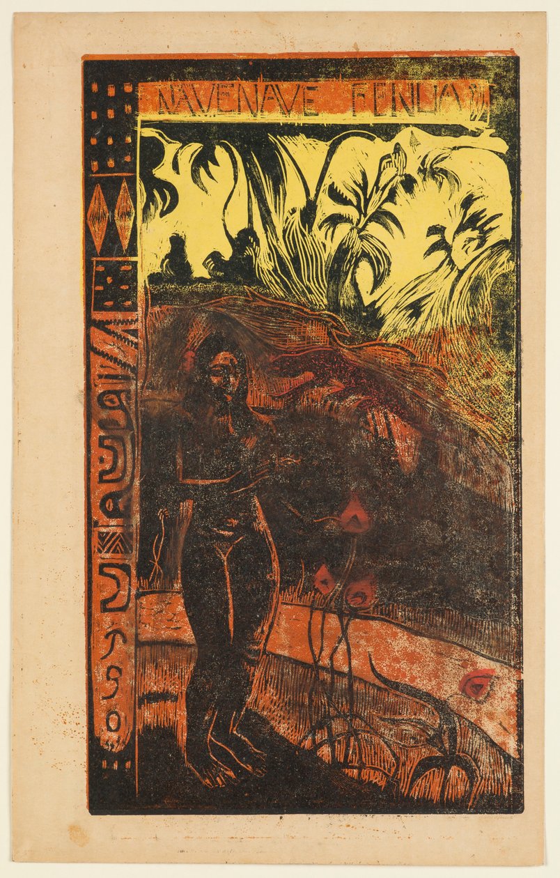 Nave Nave Fenua, sarjasta "Noa Noa" tekijältä Paul Gauguin