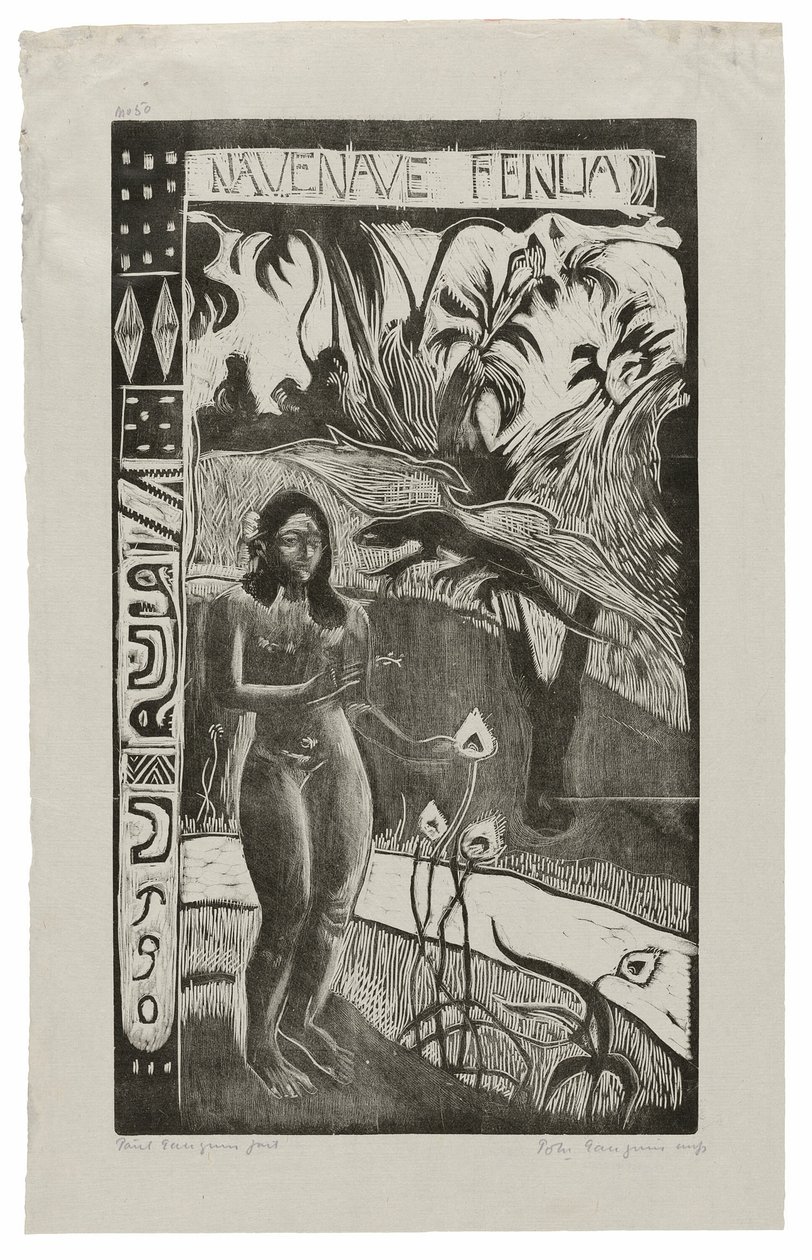 Nave nave fenua (Delightful Land), Noa Noa -sviitistä tekijältä Paul Gauguin