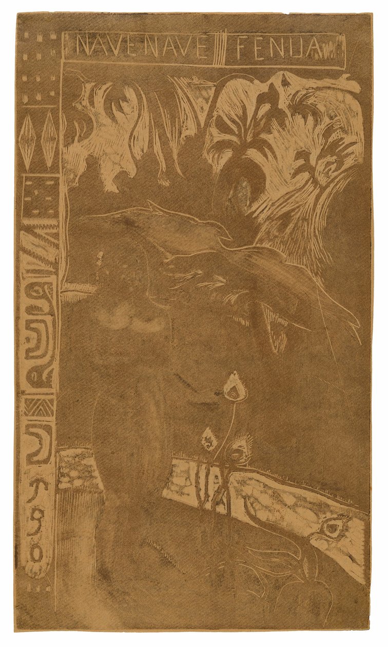 Nave nave fenua (Delightful Land), Noa Noa -sviitistä tekijältä Paul Gauguin