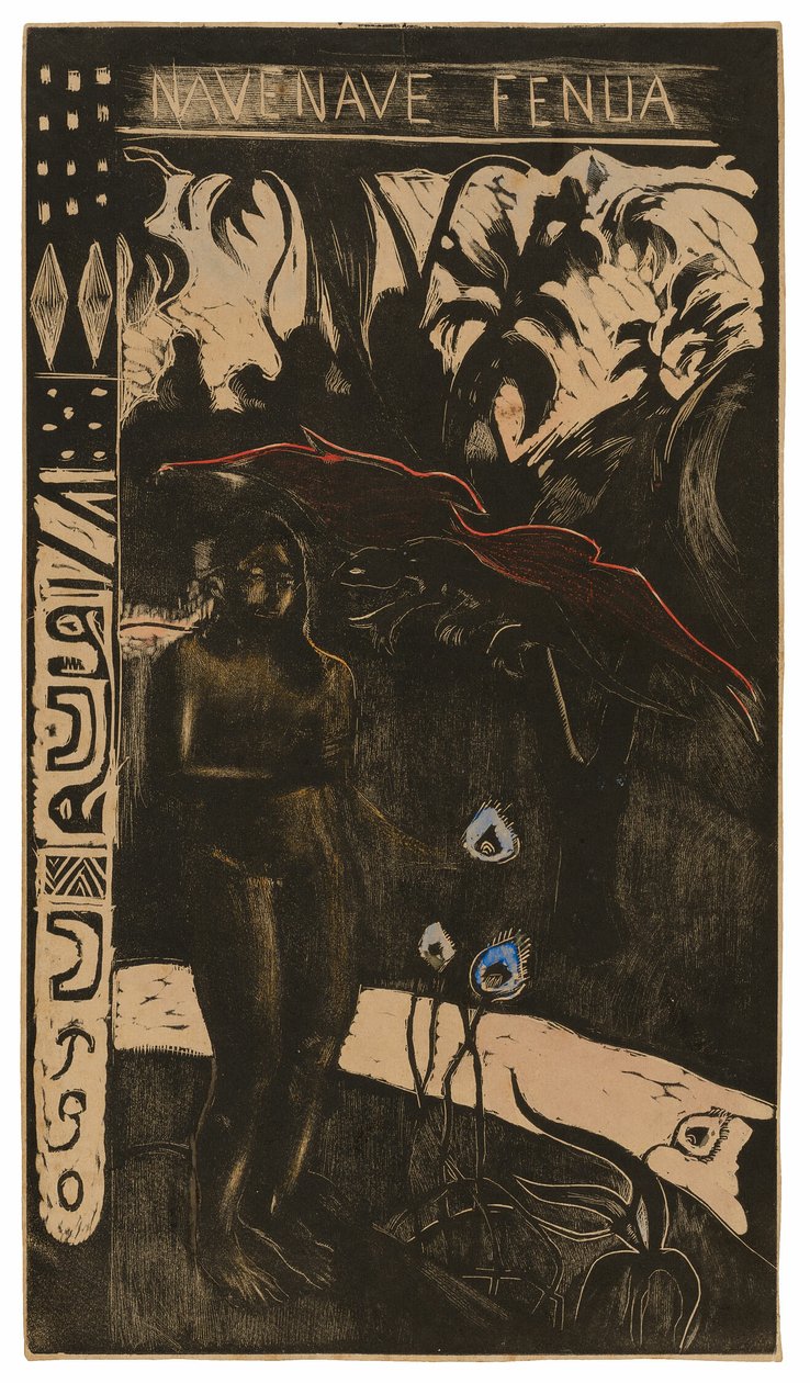 Nave nave fenua (Ihana maa), Noa Noa -sviitistä. tekijältä Paul Gauguin