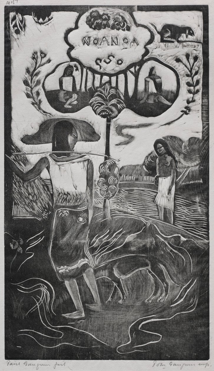 Noa Noa: Noa Noa Fragrant Scent, 1893-94. tekijältä Paul Gauguin
