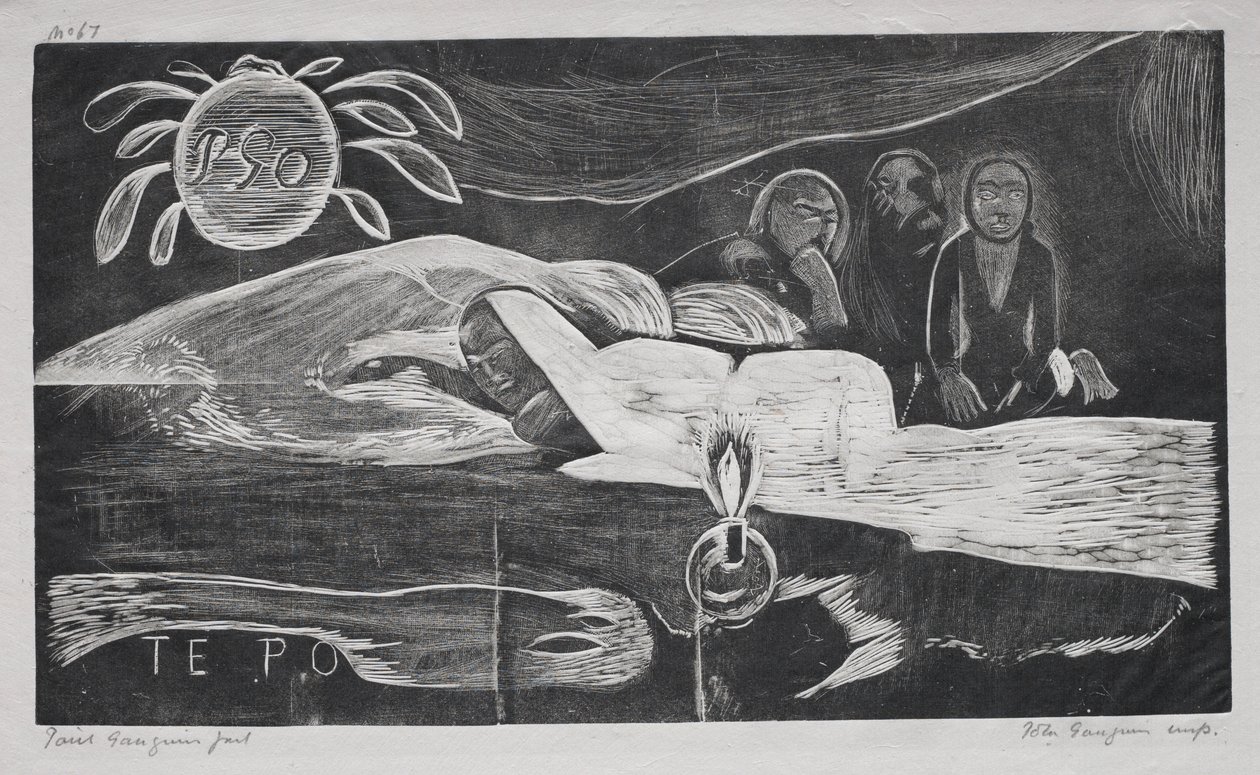Just: Ikuinen yö, 1893-94. tekijältä Paul Gauguin