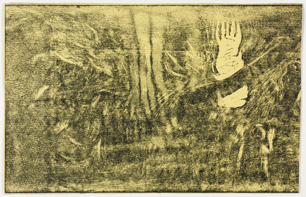 Noa Noa: Paholainen puhuu (Mahna No Varua Ino) (recto) tekijältä Paul Gauguin