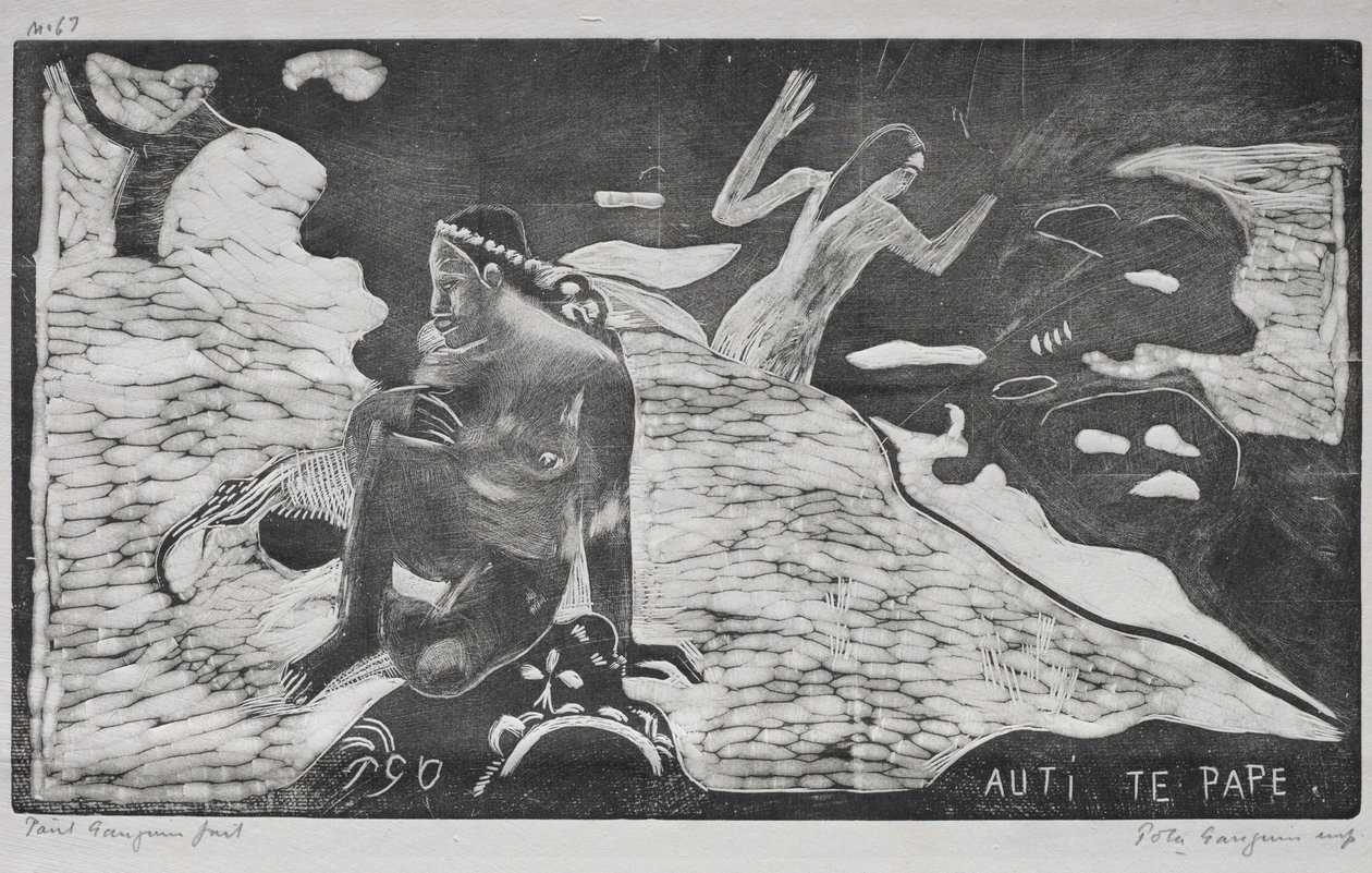 Noa Noa: Naiset joella (Auti Te Pape) tekijältä Paul Gauguin