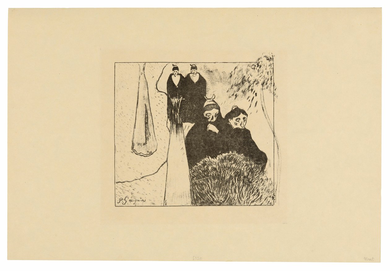 Arlesin vanhat naiset, Volpini-sviitistä tekijältä Paul Gauguin